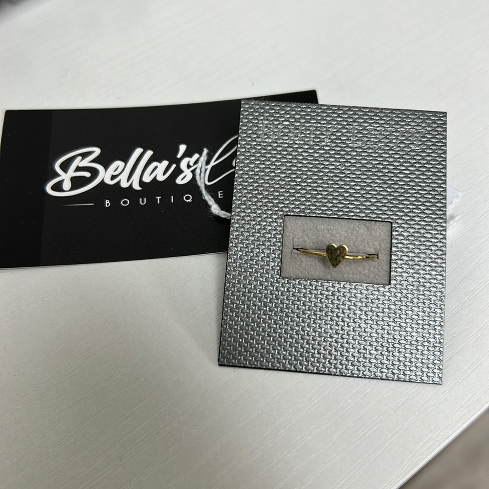 Gold Heart Ring